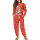 Women's Capybara Snowflake Pajama Set, 2-Piece Soft 3