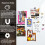 Refrigerator Magnets Pink Love Heart Set 12PCS 3
