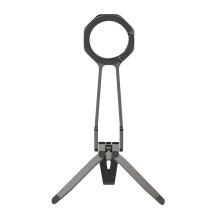 Magnetic Phone Tripod for iPhone 15–12 Aluminum Black