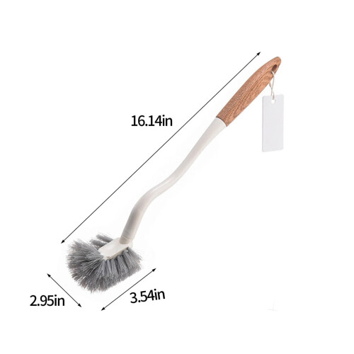 Toilet Cleaning Brush with Extended Handle and 2
