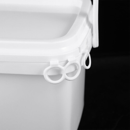 Topbathy plastic paint bucket with handle 0.5 gallon 2
