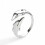925 Silver Plated Dolphin Flower Ring for Women 1