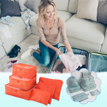 Travel Bag Set 6-Piece Lightweight Durable Organizers