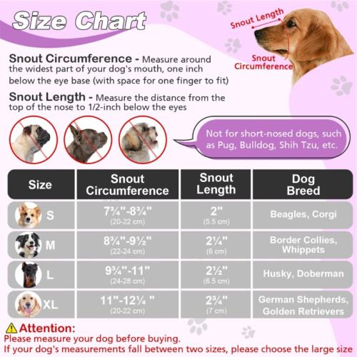 Adjustable Dog Muzzle Soft Mesh Breathable Small to Large 2