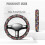 Skull Flower Steering Wheel Cover Universal Fit 5