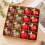 Champagne Black Gold Christmas Tree Ornaments Plastic 12pcs 1