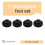 For  Technics Vinyl Phonograph Foot Set Suitable for Technics SL-D2 SL-D3 Model 1
