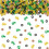Green Glitter Tractor Confetti Farm Theme 100 Pieces 1