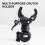 COMEET Crutch Holders Set 4 Pcs 90/360 Degree 4