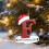 Christmas Letter Ornament Personalized Initial F White 6