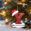 Christmas Letter Ornament Personalized Initial Y White 6