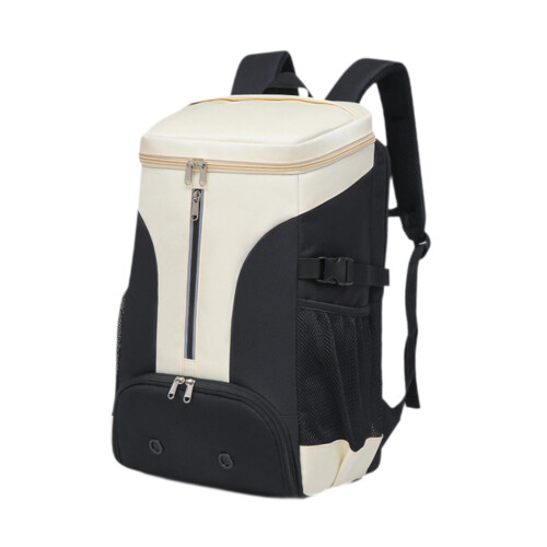 Badminton Backpack White Adjustable Multifunctional 1