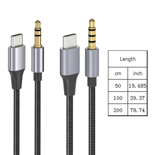 USB-C to 3.5mm AUX Cable Stereo Headphone Adapter 2
