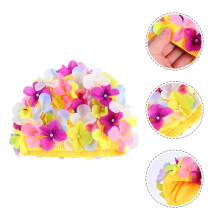 Floral Swim Cap Vintage Lace Design 1 Piece