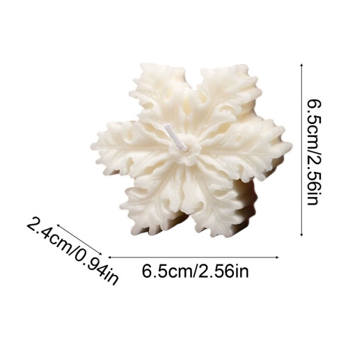 Christmas Aroma Candle Set Snowflake Scented 2 pcs 2