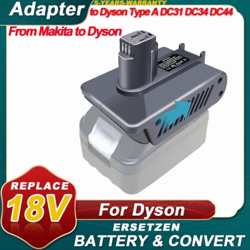 Battery Adapter for Dyson Type A DC31 DC35 DC34 DC45