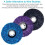 Stripping Wheel Discs Black Blue Purple 3 pcs 2