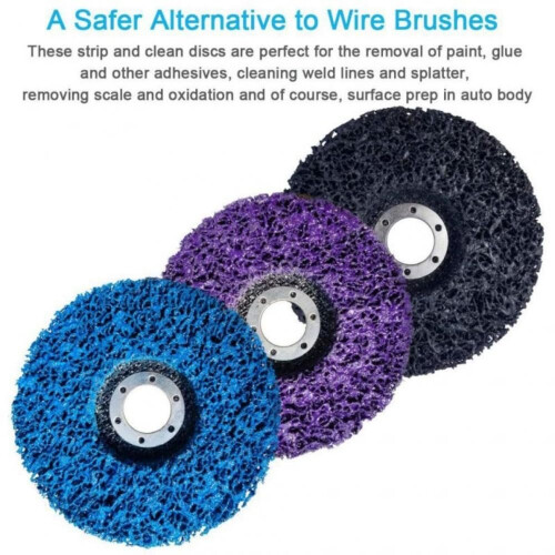 Stripping Wheel Discs Black Blue Purple 3 pcs 1