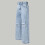 Light Blue Distressed Wide Leg Jeans for Women - Stretch 4