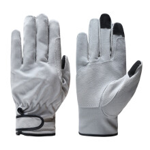 Men's Work Gloves Pigskin Leather Stretchable Hard Grasping