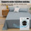 Flat Sheet Waterproof Lightweight 59.06 x 90.55 Inches 4