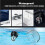 Nose Hair Trimmer Digital Display IPX7 Waterproof Type-C 6