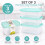 Wham 9 Food Storage Containers With Lids Plastic Kitchen Snack Tubs 2L 3