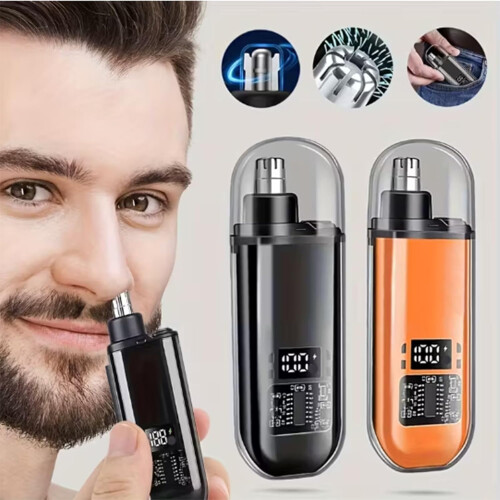 YEPOLERCE Nose Hair Trimmer Digital Display Rechargeable 2