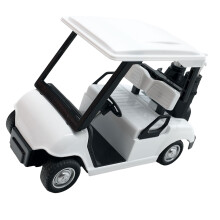 Miniature Metal Golf Cart Model 1:20 Scale with Clubs