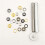 Grommets Eyelets 4 Color 200 Pcs 6mm with Tool 6