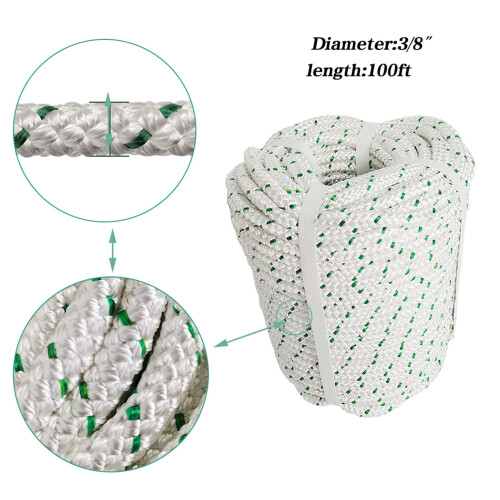 Polyester Rope 3/8 inch x 100 ft 4800 lb Break Strength 2