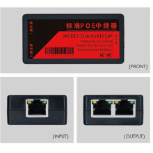 6X 2-Poorts POE-Extender 100 Mbps met IEEE 802.3Af-Standaard voor NVR IP-Camera AP IP VOICE POE Verleng 100 Meter voor POE-Bereik