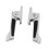 Motorcycle Rear Foot Pegs 2 Pieces Easy Install 4