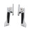 Motorcycle Rear Foot Pegs 2 Pieces Easy Install 3