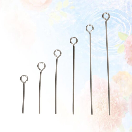Beaded Chain Eye Pins Stainless Steel 1200 pcs 2