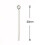 Beaded Chain Eye Pins Stainless Steel 1200 pcs 5