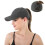 Quick-Dry Ponytail Baseball Cap for Women, Adjustable 2