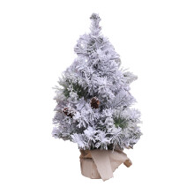 Mini Tabletop Christmas Tree White Flocked 12 Inch