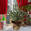 Mini Christmas Tree with Red Berries and Pine Cones 12 Inch 6