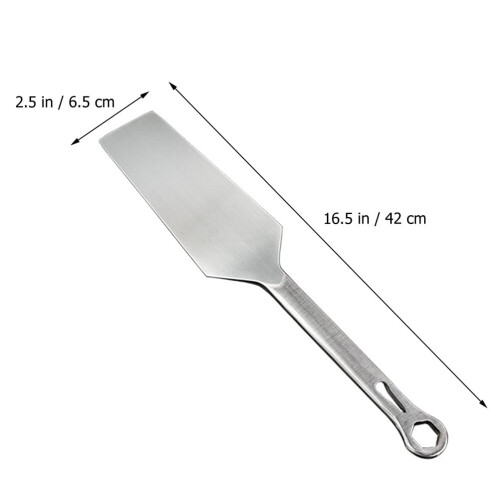 Plaster Trowel Silver Flat Head Ergonomic Handle 1 Pack 1