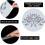 Drawing Stencil Template Square Creamy White Lotus 1 Sheet 3