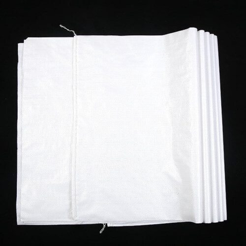 HEMOTON White PP Sandbags Heavy Duty 20-Pack