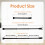 Adjustable Door Security Bar Heavy Duty with Nonslip Feet 2