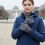 Winter Gloves Unisex Thermal Waterproof Gray 6