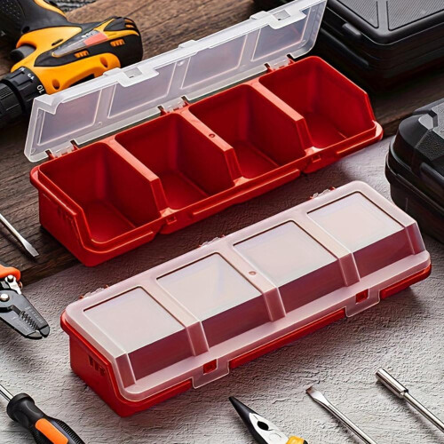 Plastic Multi-Compartment Organizer Box 12 Compartments 2