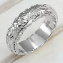 Stainless Steel Dragon Band Ring for Men and Women Silver