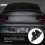 Black Car Trunk Lock Durable Easy Install 6