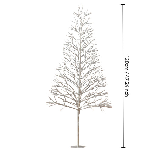 Pre-Lit Starburst Gold Artificial Christmas Tree 4 ft Warm 2