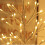 Pre-Lit Starburst Gold Artificial Christmas Tree 4 ft Warm 5