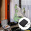 Guitar Pick Storage Bag Black 15x12x5.5 cm 6